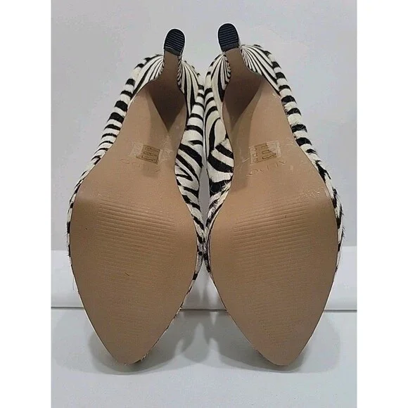 ALDO Jonquiere Zebra Print Platform Pumps Stiletto High Heels Women’s Size 7 - Picture 8 of 16